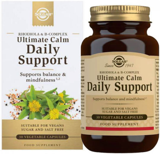 Solgar Ultimate Calm Daily Support Supliment pentru Anxietate 30 file