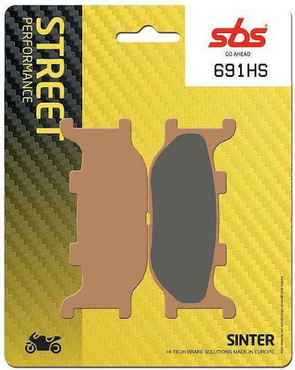 SBS Motorcycle Brake Pads Front Yamaha Xj6 09-15 Mt-03 660 06-12 XVS 1100 Drag Star 99-05 for Yamaha MT-03