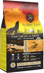 Ambrosia Fresh Salmon & Rabbit Adult Mini Breeds 1.5kg