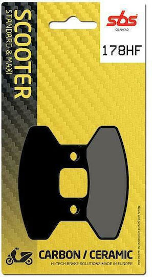 SBS Motorcycle Brake Pads Front Sym Joyride 125 01-13 / Joyride 200 01-15 / VS 125 06-14 SBS for Sym Joyride 125 / Joyride 200 / VS 125