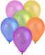 Set of 24 Balloons Latex Multicolour 23cm