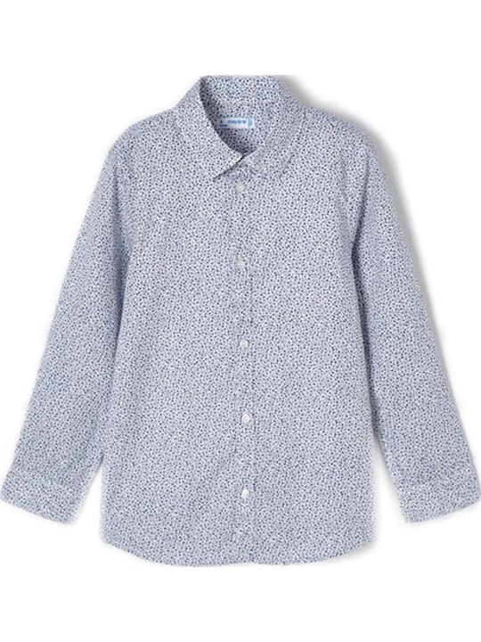 Kinder Hemd Langarm Marineblau