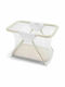 Cam Park with Mattress Beige 125x77.5cm
