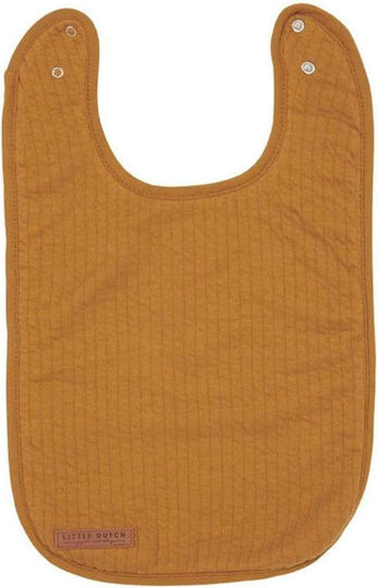 Little Dutch Pure Bib Fabric with Button Ochre Spice