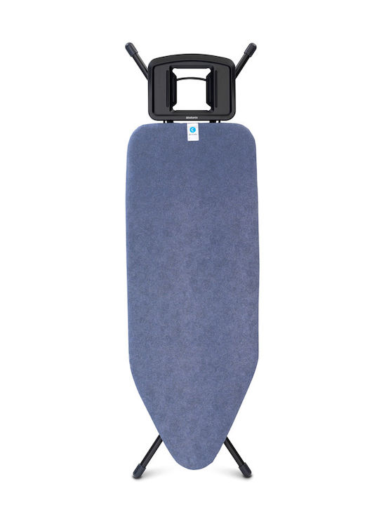 Brabantia Ironing Board for Steam Iron Foldable Blue 124x45cm