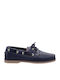 Δερμάτινα Ανδρικά Boat Shoes σε Μπλε Χρώμα