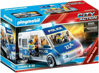 Playmobil City Action Police Van with Lights and Sound for 4-10 years old