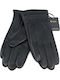 Legend Accessories Schwarz Leder Handschuhe Berührung