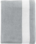 Sol's Lagoon Beach Towel Pure Grey 160x100cm.