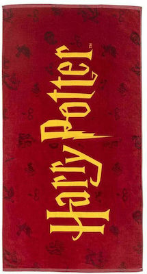 Kids Beach Towel Red Harry Potter 140x70cm