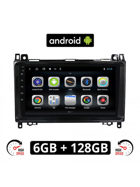 Booma Sistem Audio Auto pentru Mercedes-Benz Clasa B (W245) 2005-2012 (Bluetooth/USB/AUX/WiFi/GPS/Apple-Carplay/Android-Auto) cu Ecran Tactil 9"