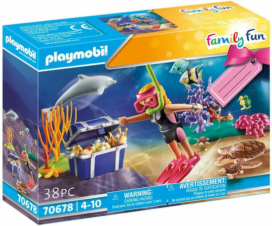 Playmobil Family Fun Treasure Diver for 4-10 years old