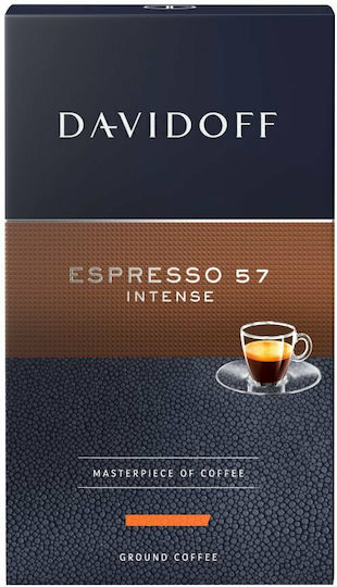 Davidoff Espresso Kaffee Arabica 57 Intense Gemahlen 250gr