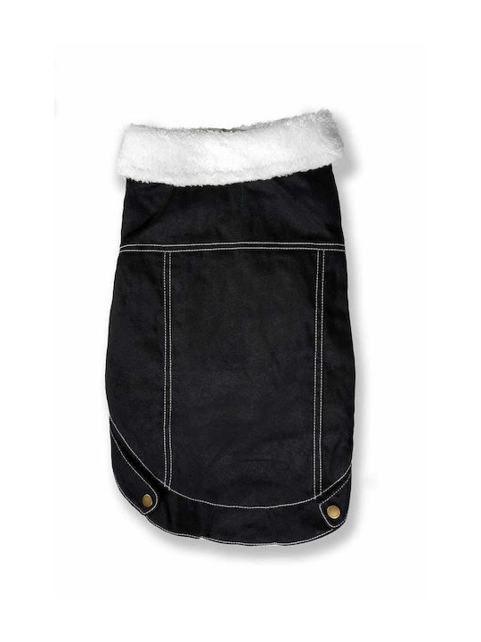 Glee Black Dog Coat with 35cm Back Length