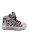 Παιδικά Sneakers High Ασημί