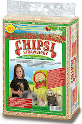 Chipsi Strawberry Hackschnitzel für Nagetierkäfig Mit Erdbeerduft 3,2 kg 3.2kg