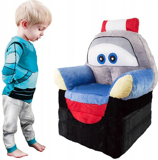 Kinderstuhl Policeman Mehrfarbig 45x45x90cm