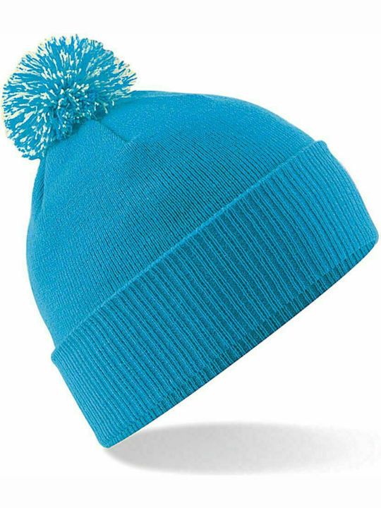 Snowstar Мъжки Пом Пом Шапка Шапки Surf Blue