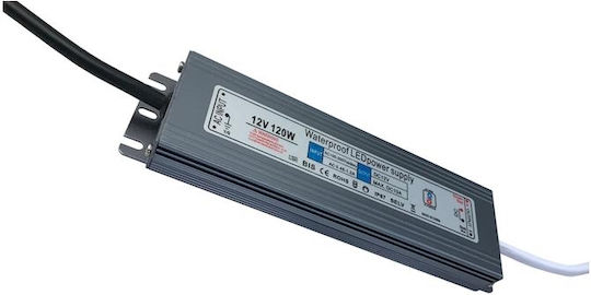 Geyer Τροφοδοτικό LED Στεγανό IP67 Ισχύος 120W με Τάση Εξόδου 12V
