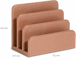 Leather Folder Holder Blush 10x17.5x14cm.