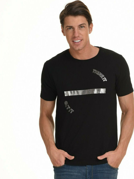Biston Men's T-Shirt Stamped Black