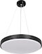 GloboStar Pendant Light LED with Warm to Cool White Light Black