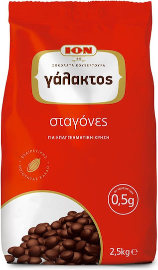 ION Milk Cooking Chocolate Drops 2500gr