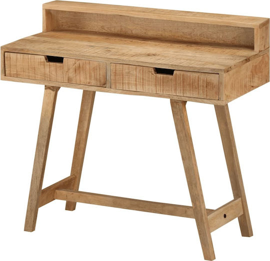 Бюро Дървено Бежово 100x45x90см