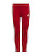 Adidas Kinder Leggings Lang Rot