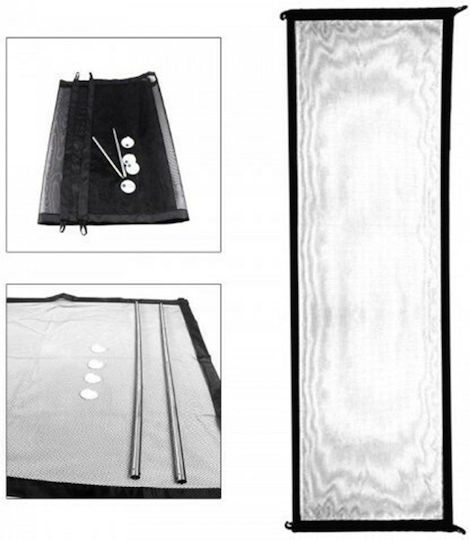 Factory Gate Barrier Small Plasă pentru Câini de Culoare Negru 110 x 72cm