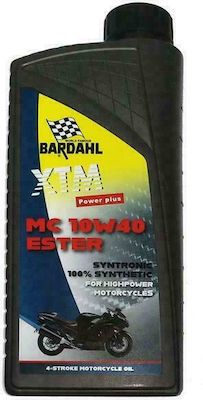 Bardahl XTM-MC Συνθετικό Λάδι Μοτοσυκλέτας για Τετράχρονους Κινητήρες 10W-40 1lt