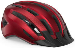 MET Downtown Bicycle Helmet Mountain Red