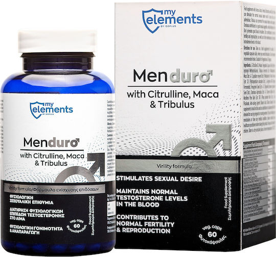 My Elements MenDuro Supplement for Libido & Testosterone Boost 60 caps