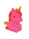 BestFor Kinder Dekorative Lampe Rosa Einhorn Rosa 12.5x10x8εκ. Rosa