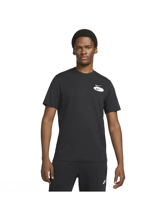 Nike Sportswear Ανδρικό T-shirt Μαύρο με Λογότυπο