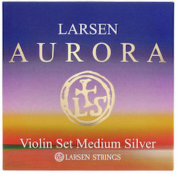 Larsen Aurora Violin Saiten Satz 4/4 Mit D Silber Medium Μονή Χορδή Carbon 7/8 Larsen Aurora Violin Saiten Satz 4/4 Mit D Silber Medium Μονή Χορδή Carbon 7/8