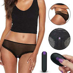 Lovetoy iJoy Remote Vibrating Panty Vibrator for Couples with Remote Control 7cm Black