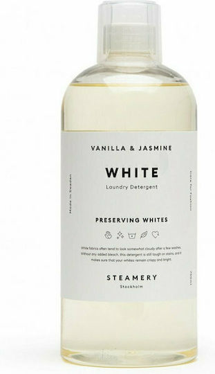 Steamery Stockholm Concentrated Liquid Detergent with Fragrance Vanilla & Jasmine for Whites Clothes 750ml