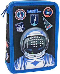 Must Team Filled Blue Pencil Case