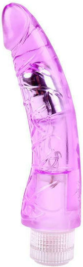 Chisa Novelties Crystal Jelly Glitters Realistisch Vibrator Herr Richtig 22cm Purple