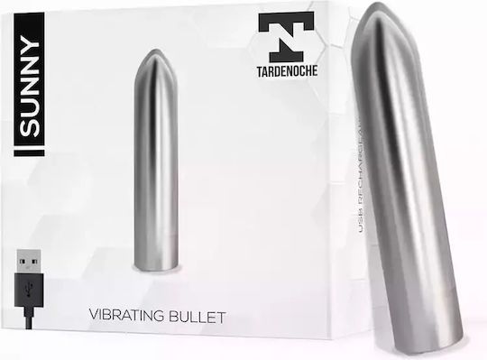 Tardenoche Sunny Vibrator Bullet 9cm Silver