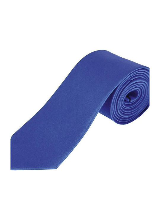 Sol's Herren Krawatte Synthetisch Monochrom in Blau Farbe