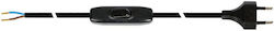 Evivak Power Cord With Cable Properties 2x0.75mm² Black 1.5m 701011