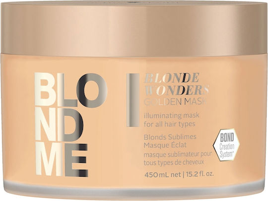 Schwarzkopf Blondme Blonde Wonders Golden Hair Mask for Color Protection 450ml