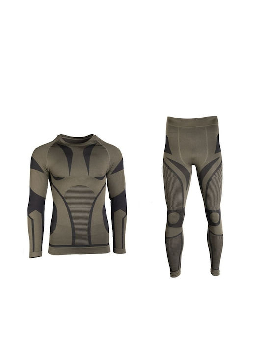 Mil-Tec Functional Underwear Performance Set termic pentru bărbați Verde