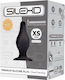 SilexD Model 2 Anal Plug XSmall Black 6.4cm