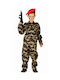 Kids Carnival Costume Soldier