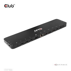 Club3D USB-C Dockingstation mit HDMI/DisplayPort 4K PD Ethernet (CSV-1566) Club3D USB-C Dockingstation mit HDMI/DisplayPort 4K PD Ethernet (CSV-1566)