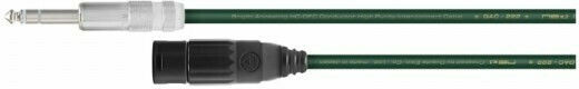 Oyaide QAC-222 TXM Cable XLR male - 6.3mm male Πράσινο 5m