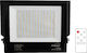 Atman Waterproof LED Floodlight 100W Cold White 6000K with Remote Control IP66